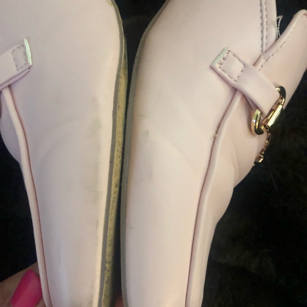 Lulu’s soft pink mules, gently worn, size 10, beautiful pink color, comfortable - Picture 7 of 8